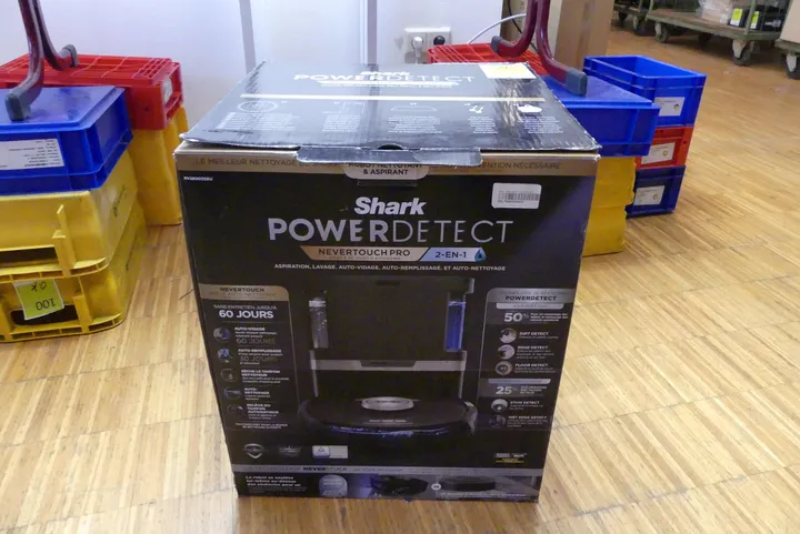 Shark PowerDetect NeverTouch Pro Saug-/Wischroboter mit Absaugstation Modell: RV2800ZEEU